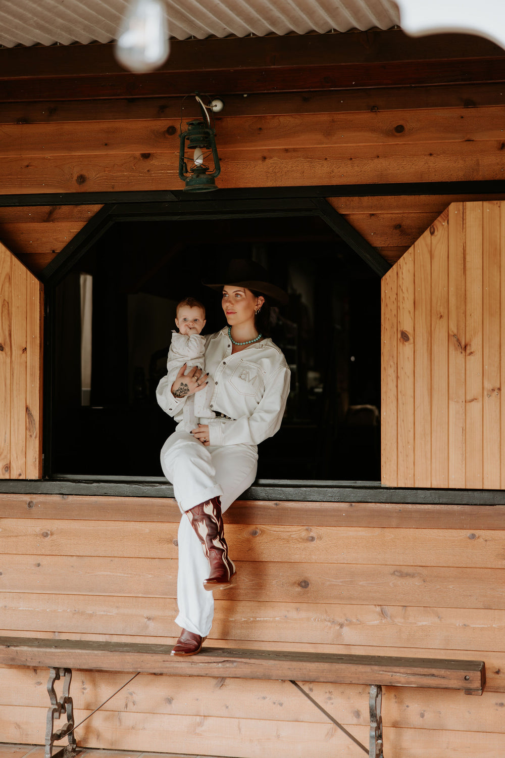 Grace with her children